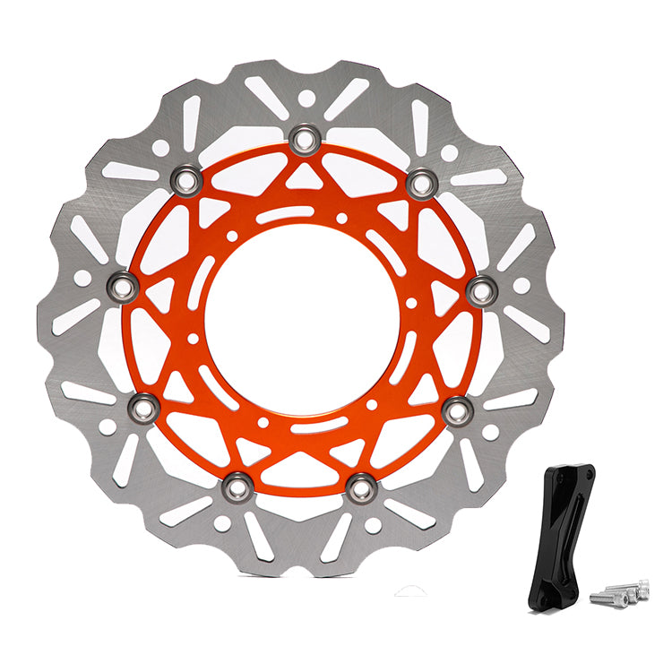 320mm Oversize Front Brake Disc Rotor & Bracket For Yamaha WR250F 2017-2019 / WR450F 2016-2018 5