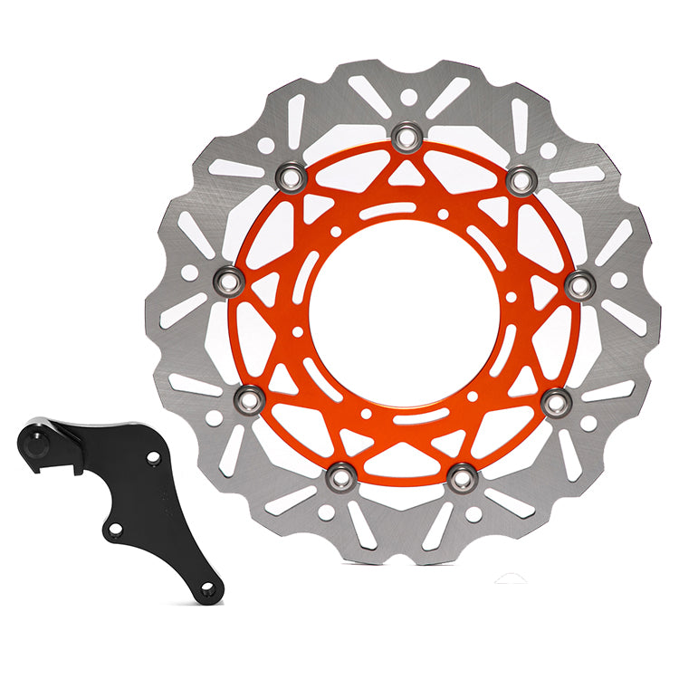 320mm Front Brake Disc & Bracket for Yamaha WR250F 20-UP / WR450F 19-UP / YZ125 YZ250 17-UP / YZ250F YZ450F YZ250FX YZ450FX 16-UP