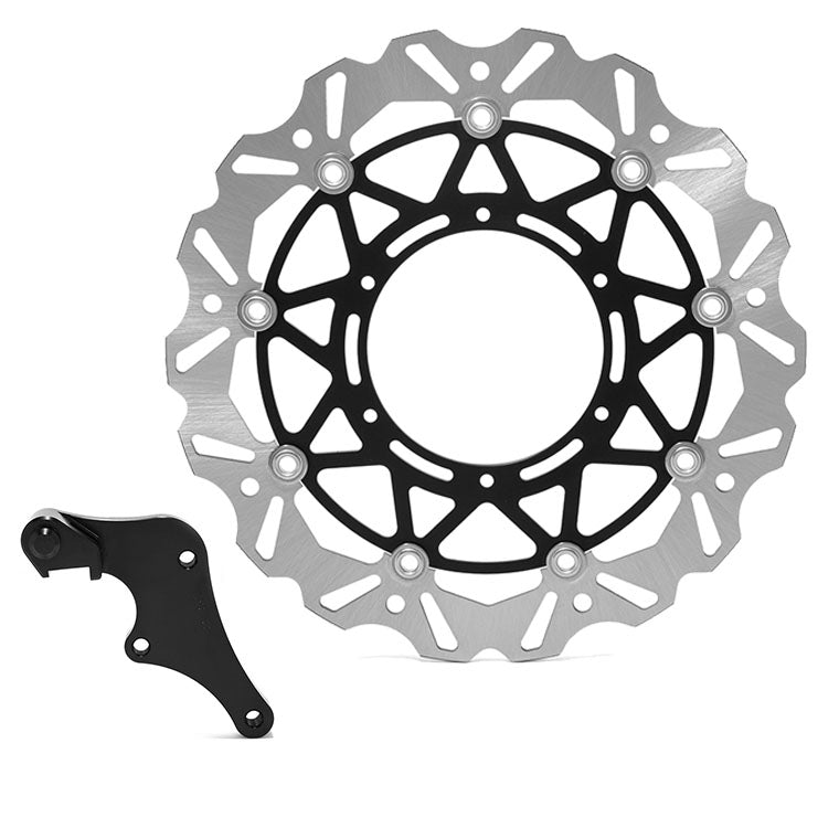320mm Oversize Front Brake Disc & Bracket for Yamaha WR250F 22-25 / WR450F 19-25 / Fantic XE125 25 / XE300 XEF310 24-25 / XEF250 XEF450 22-25