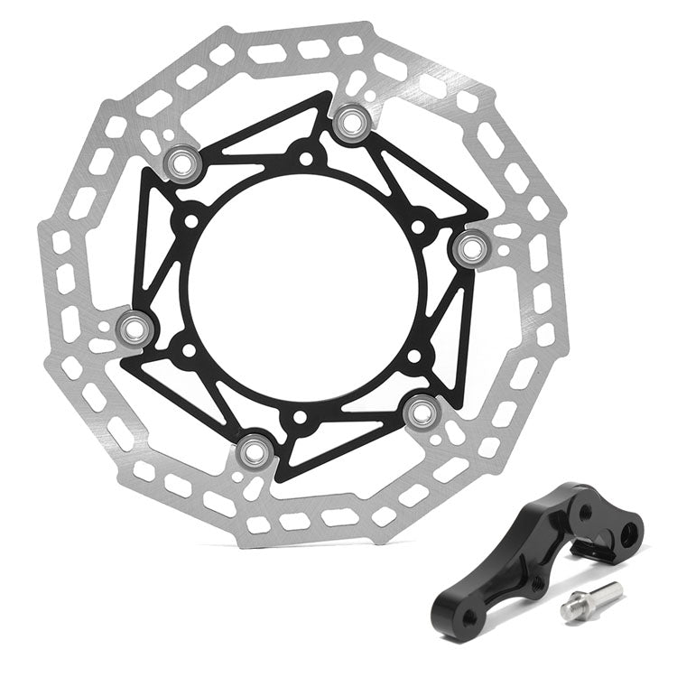 280mm Oversize Front Brake Disc & Bracket for Yamaha YZ125 YZ250 22-25 / YZ250F 21-25 / Fantic XE 125 23-24 / XX 125 250 / XXF 250 450 22-25