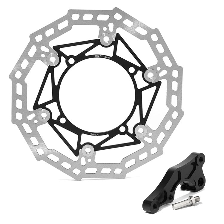 280mm Oversize Front Brake Disc & Bracket for Suzuki DRZ250 DRZ400 / DRZ400E DRZ400S / RM125 RM250 / RMZ250 RMZ450 / RMX450Z