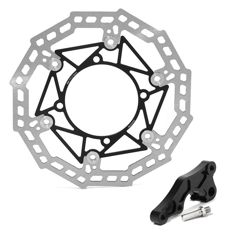 280mm Oversize Front Brake Disc & Bracket for Kawasaki KLX400R KLX400SR / KLX450R / KX250 KX250F KX250X KX250XC / KX450 KX450F KX450SR KX450X