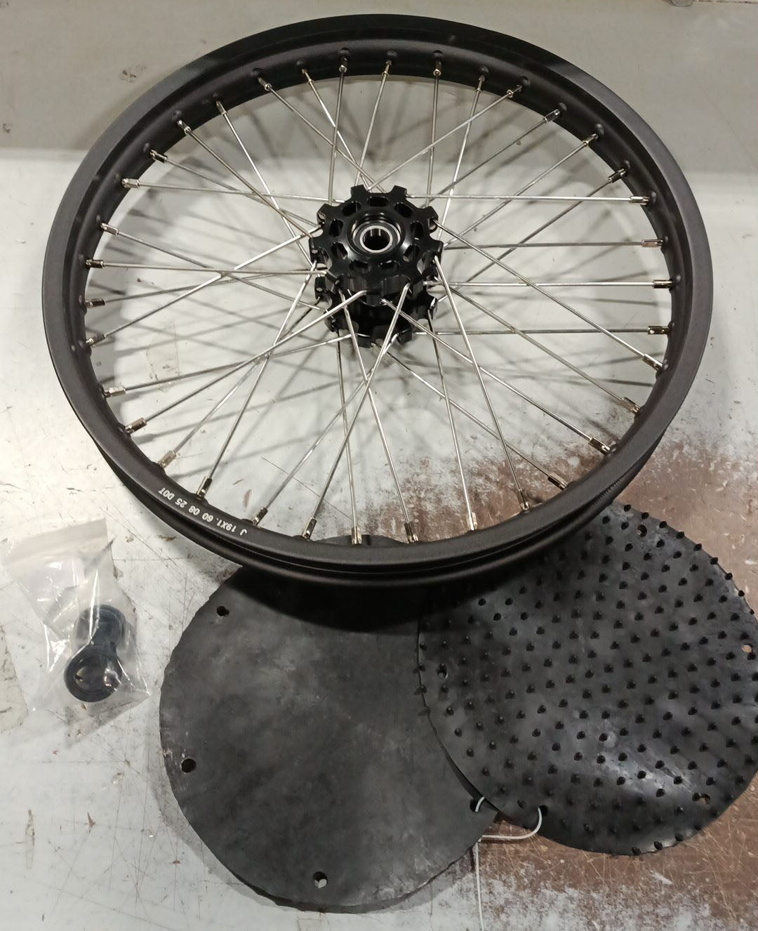 Returned 19"x1.6" Front Spoke Wheel Rim for Talaria Sting MX5 Pro 1