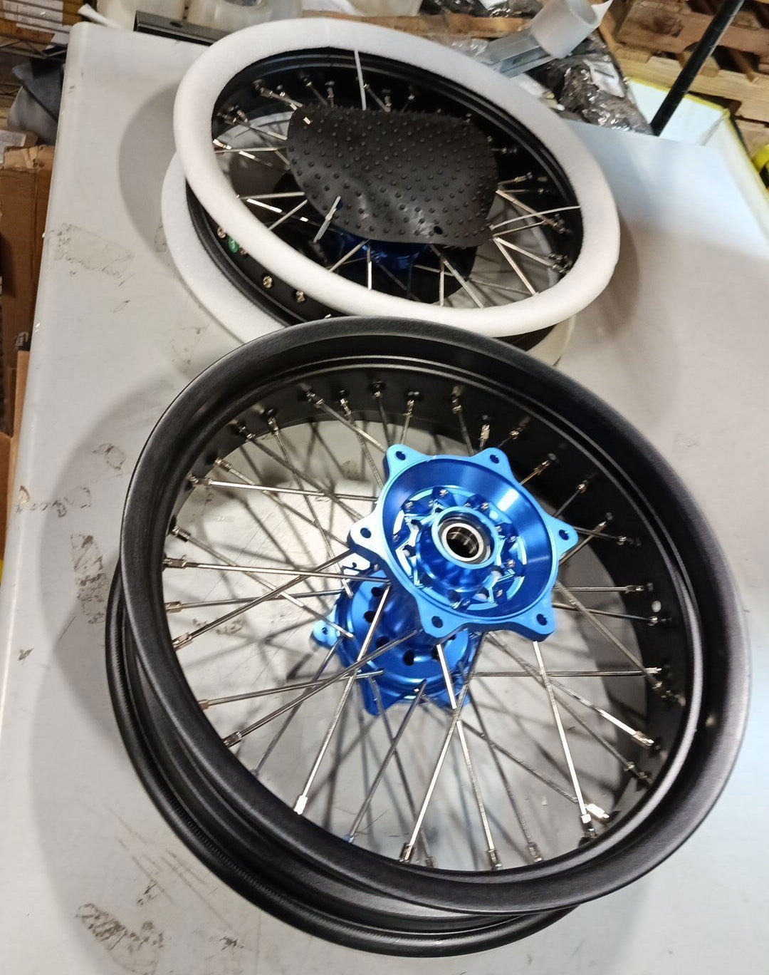Returned 17'' Front & Rear Wheel Rim Hub Set for Yamaha YZ250F YZ450F 2002-2013 YZF250 YZF450 2