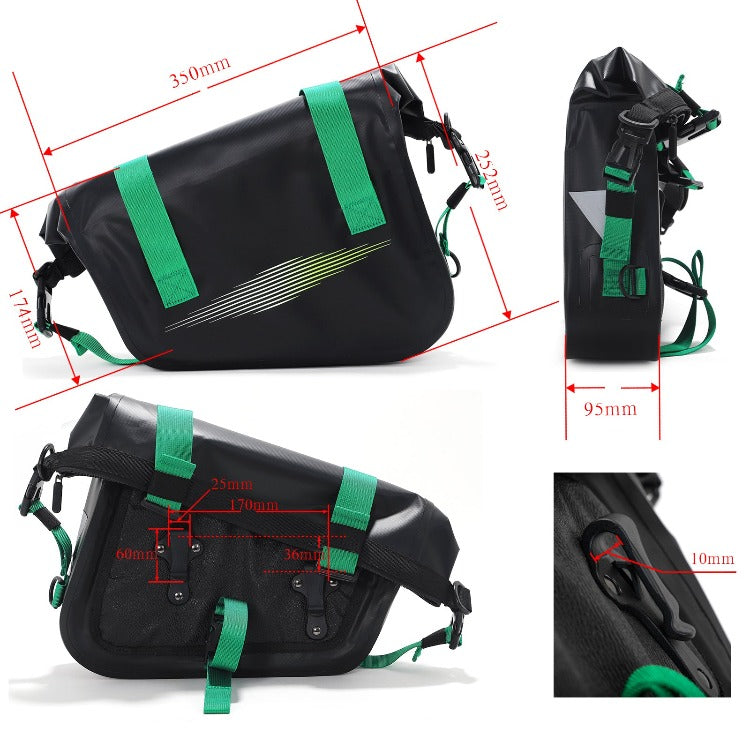 13L Universal Motorcycle Side Box Saddlebags For Talaria / Sur-Ron / Segway / 79bike / E Ride / Honda / Yamaha / Suzuki / Kawasaki 5