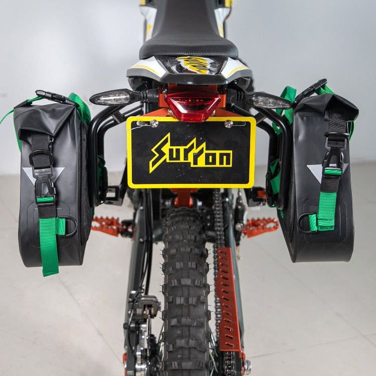 8L Universal Motorcycle Side Saddlebags for Surron Light Bee X / Talaria Sting / MX3 / R MX4 / MX5 Pro / XXX / 79Bike Falcon M / E Ride Pro-SS