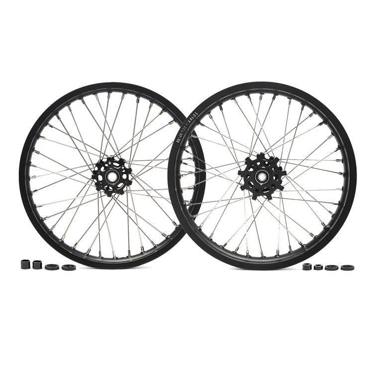 17" Aluminum Front Rear Spoke Wheel Rim Hub Sets for Talaria Sting MX5 Pro