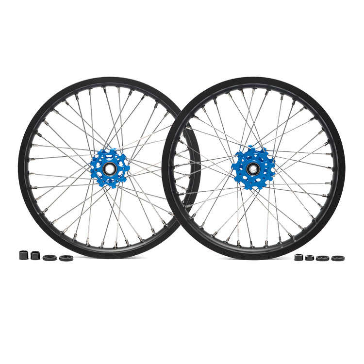 17" Aluminum Front Rear Spoke Wheel Rim Hub Sets for Talaria Sting MX5 Pro