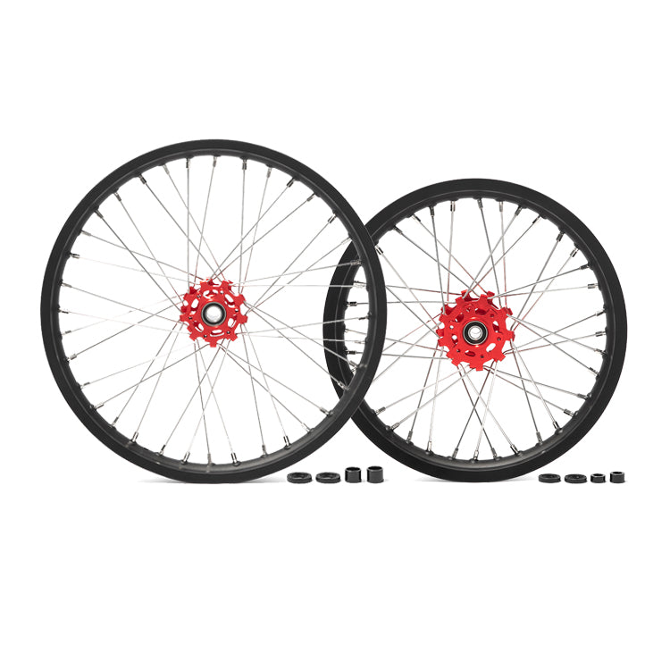 Aluminum Front Rear Spoke Wheel Rim Hub Sets for Talaria Sting MX5 Pro 6