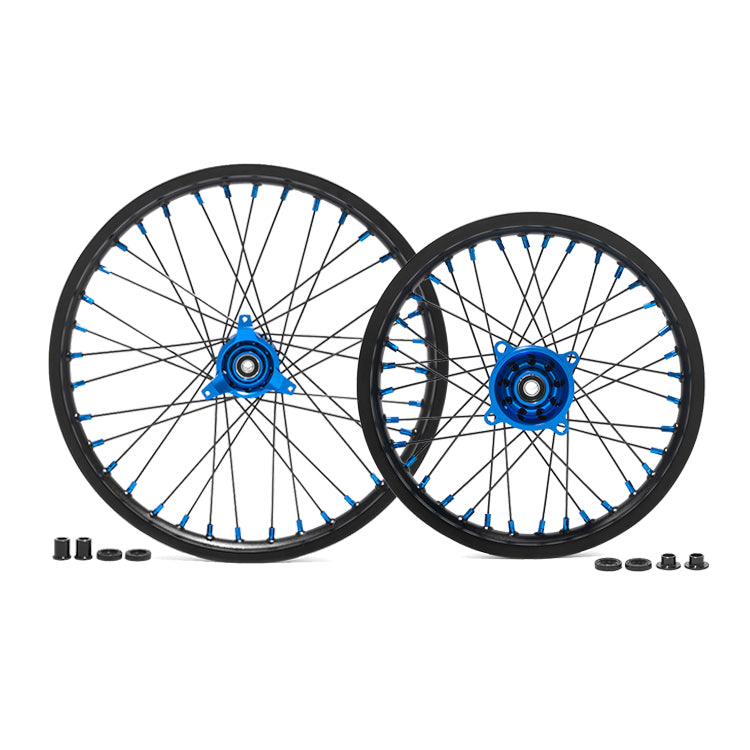 19" Front & 16" Rear Wheel Rim Hub Sets for Suzuki RM80 90-01 / RM85 02-24 / Yamaha YZ80 90-01 / YZ85 02-24