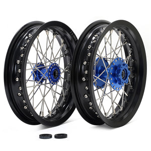 12''×2.15'' Supermoto Front Rear Spoke Wheel Set for Sur-Ron Light Bee X / Segway X160 X260 / 79Bike Falcon M / E Ride Pro-SS