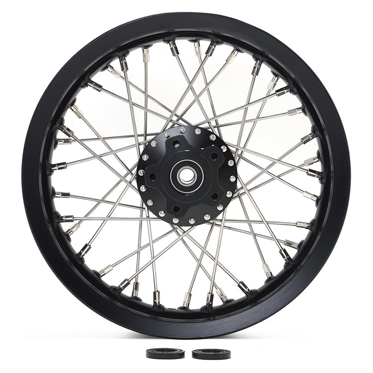 12''x2.15'' Supermoto Front / Rear Spoke Wheel Set for Sur-Ron Light Bee X / Segway X160 X260 / 79Bike Falcon M / E Ride Pro-SS 2.0 7