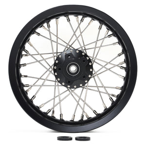 12''×2.15'' Supermoto Front / Rear Spoke Wheel Set for Sur-Ron Light Bee X / Segway X160 X260 / 79Bike Falcon M / E Ride Pro-SS