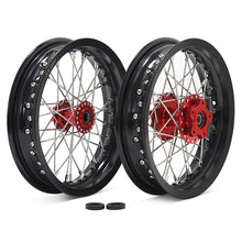 Load image into Gallery viewer, 12&#39;&#39;×2.15&#39;&#39; Supermoto Front / Rear Spoke Wheel Set for Sur-Ron Light Bee X / Segway X160 X260 / 79Bike Falcon M / E Ride Pro-SS