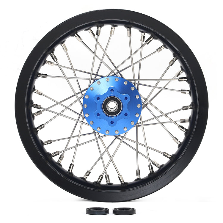 12''x2.15'' Supermoto Front / Rear Spoke Wheel Set for Sur-Ron Light Bee X / Segway X160 X260 / 79Bike Falcon M / E Ride Pro-SS 2.0 8