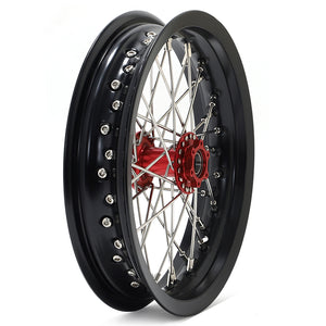 12''×2.15'' Supermoto Front Rear Spoke Wheel Set For Talaria Sting / Talaria Sting MX3 / Talaria Sting R MX4 / Talaria XXX