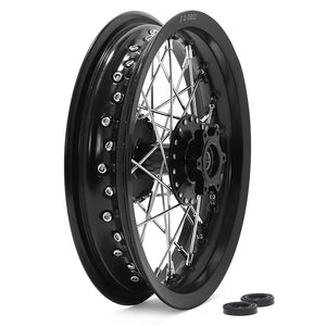 12''×2.15'' Supermoto Front Rear Spoke Wheel Set For Talaria Sting / Talaria Sting MX3 / Talaria Sting R MX4 / Talaria XXX