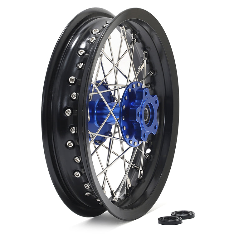 12''x2.15'' Supermoto Front / Rear Spoke Wheel Set For Talaria Sting / Talaria Sting MX3 / Talaria XXX 8