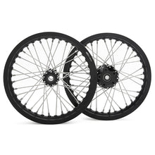 Load image into Gallery viewer, 14&#39;&#39;×2.15&#39;&#39; Front Rear Spoke Wheel Rim Hub Set for Sur-Ron Light Bee X / Segway X160 X260