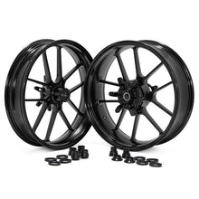 Load image into Gallery viewer, 17&quot; Supermoto Front Rear Cast Wheels for Gas Gas 125-450 2021- / Husqvarna 125-501 2014-2023 / Husaberg All 2003-2014