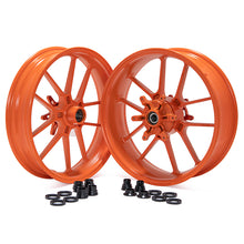 Load image into Gallery viewer, 17&quot; Supermoto Front Rear Cast Wheels for Gas Gas 125-450 21- / Husqvarna 125-501 14-23 / Husaberg All 03-14