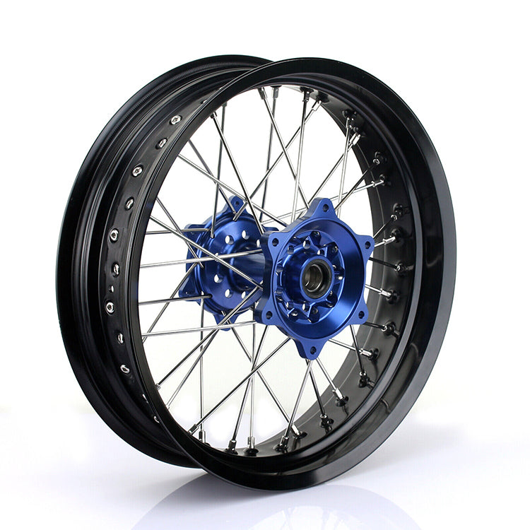 Aluminum 17" Front & Rear Wheel Sets for Suzuki DRZ400 2000-2004 / DRZ400S 2000 2002-2017 / DRZ400E 2000-2007 / DRZ400SM 2000-2024 10