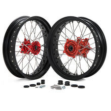 Load image into Gallery viewer, 17&quot;x3.5&quot; &amp; 17&quot;x4.25&quot; Front Rear Wheel Rim Hub Set Flange Spacers for Surron Storm Bee
