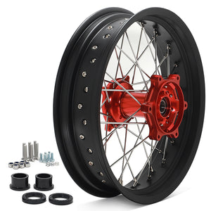 17"x3.5" & 17"x4.25" Front Rear Wheel Rim Hub Set Flange Spacers for Surron Storm Bee