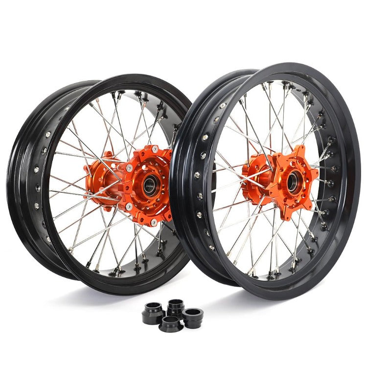 17" Aluminum Motorcycle Front Rear Wheel Sets for KTM 690 Enduro / 690 Enduro R 2008-2021 3