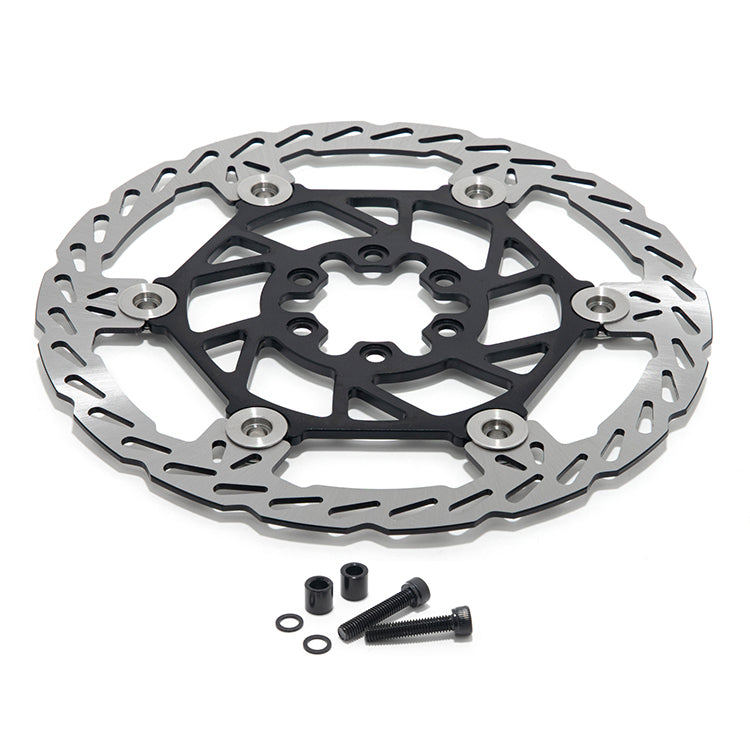220mm Oversize Front / Rear Brake Disc & Bracket for Surron Light Bee X / Segway X160 X260 / 79Bike Falcon M / E Ride Pro-SS 3