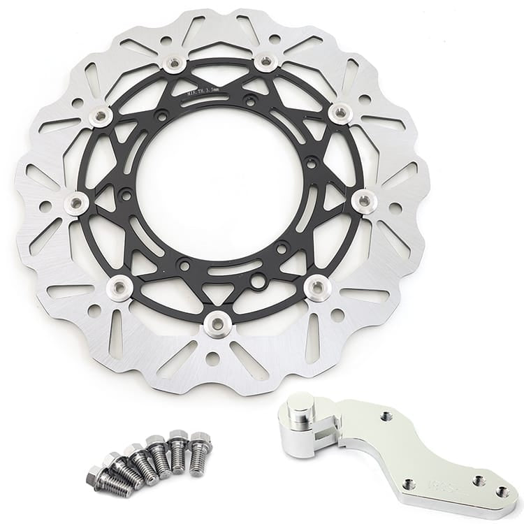 320mm Oversize Front Rear Brake Disc & Bracket for KTM 125-660 EXC / SX / MX / SX-F 1992-2009 17