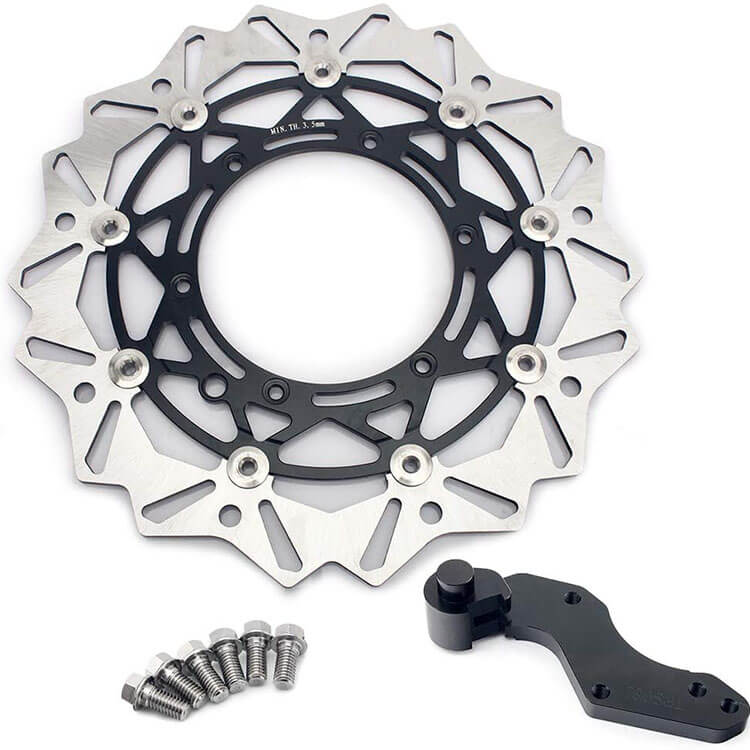 320mm Oversize Front Rear Brake Disc & Bracket for KTM 125-660 EXC / SX / MX / SX-F 1992-2009 18