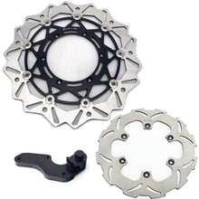 Load image into Gallery viewer, 320mm Front Rear Brake Disc Rotors &amp; Bracket for Yamaha YZ250F 2001-2006
