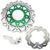 320mm Front Rear Brake Disc Rotors & Bracket for Kawasaki KX250F KX450F 2006-2018 4