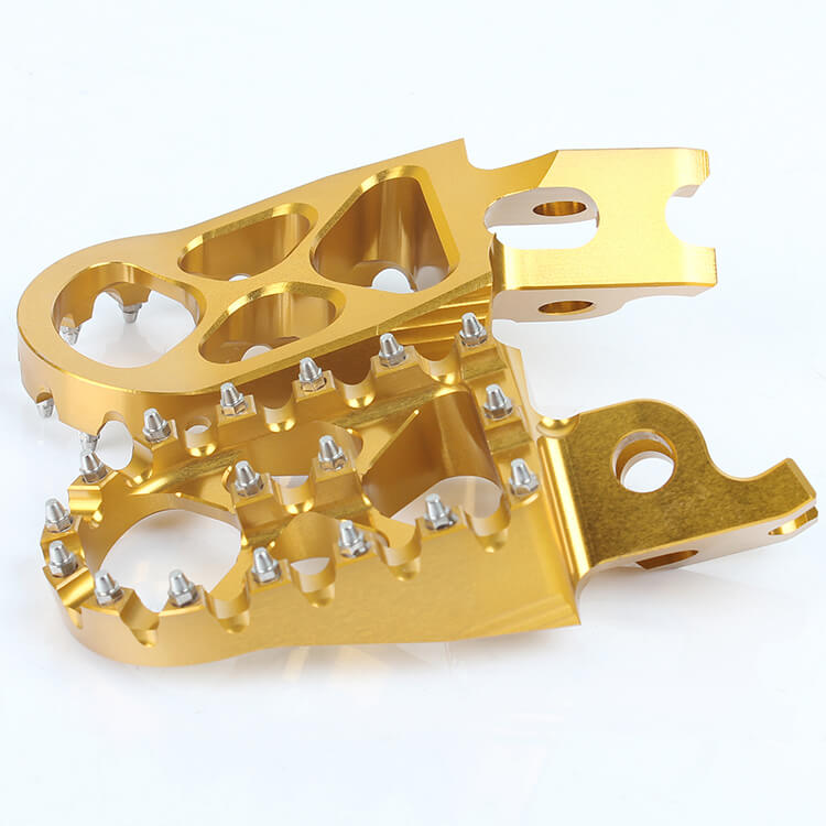MX Billet Foot Pegs Footrest For Honda CRF250R CRF250X 2004-2024 5