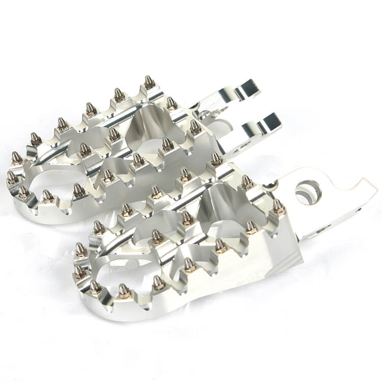 MX Billet Foot Pegs Footrest For Honda CRF450R CRF450X 2002-2024 7