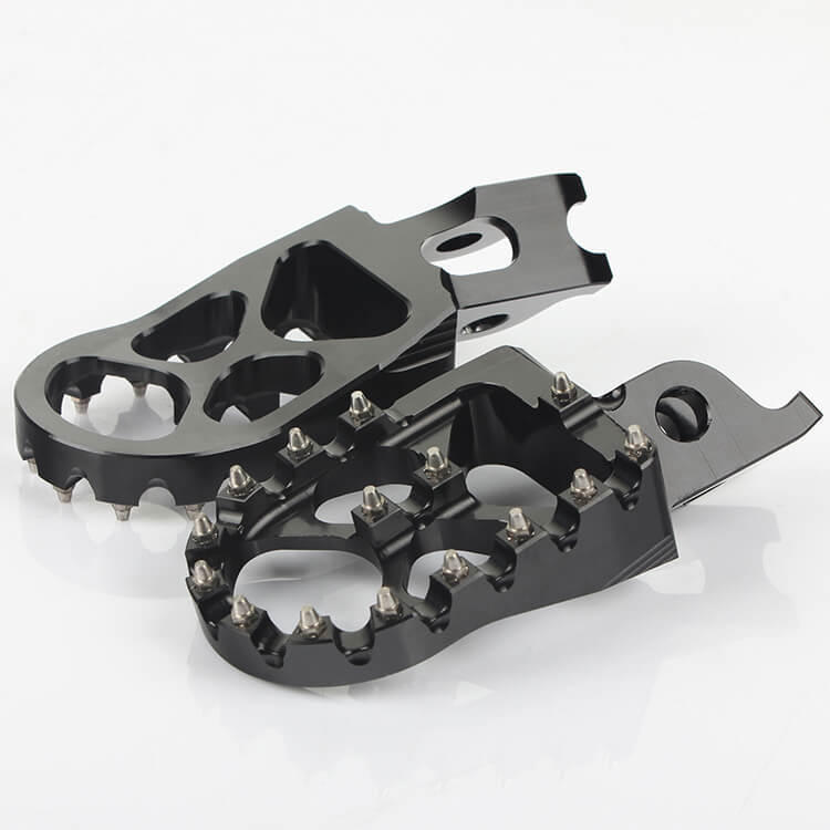MX Billet Foot Pegs Footrest For Kawasaki KX250 KX450 KX450X 2019-2024 7
