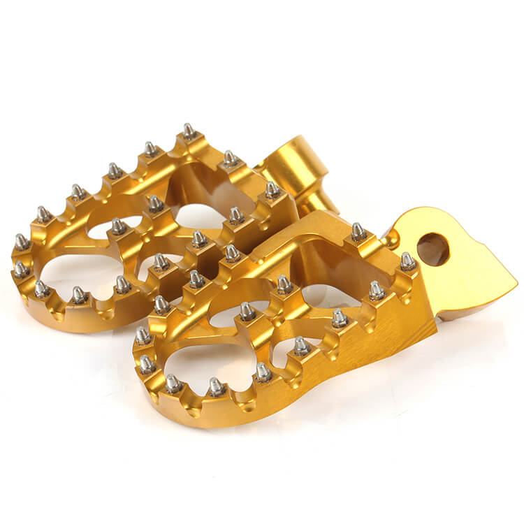 MX Billet Foot Pegs Footrest For Yamaha YZ250F 2001-2024 / YZ450F 2001-2024 3