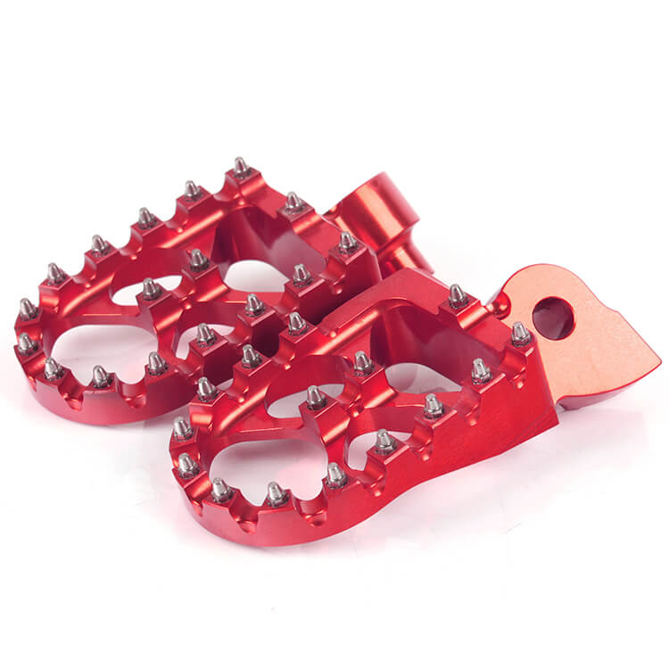 MX Billet Foot Pegs Footrest For Yamaha WR250R / WR250X / WR450R / WR450X 2007-2020 4