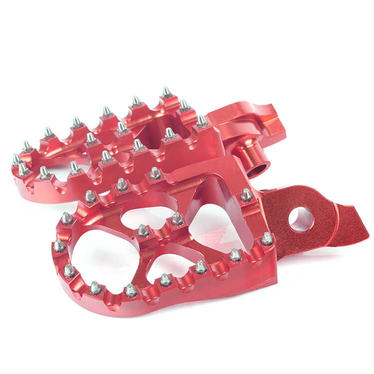MX Billet Foot Pegs Footrest For Suzuki RMZ250 2007-2009 4