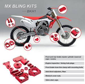 MX Aluminum Bling Kits For Honda CRF250X 2004-2017