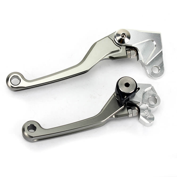 MX Aluminum Adjustable Levers For Suzuki DRZ400S / DRZ400SM 2000-2019 2021-2024 6