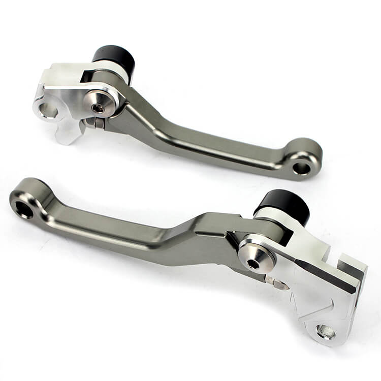 MX Aluminum Adjustable Levers for Kawasaki KX65 2000-2024 / KX85 KX100 2001-2024 / KX112 2022-2023 / KX125 2000-2005