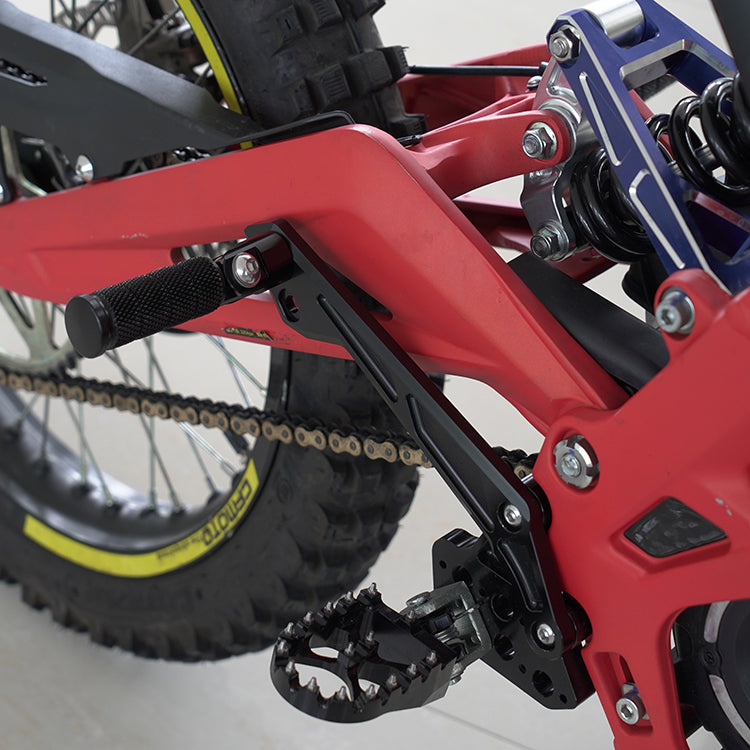 Front / Rear Foot Pegs Pedal Bracket for Sur-Ron Light Bee X / Segway X260 / 79Bike Falcon M 10