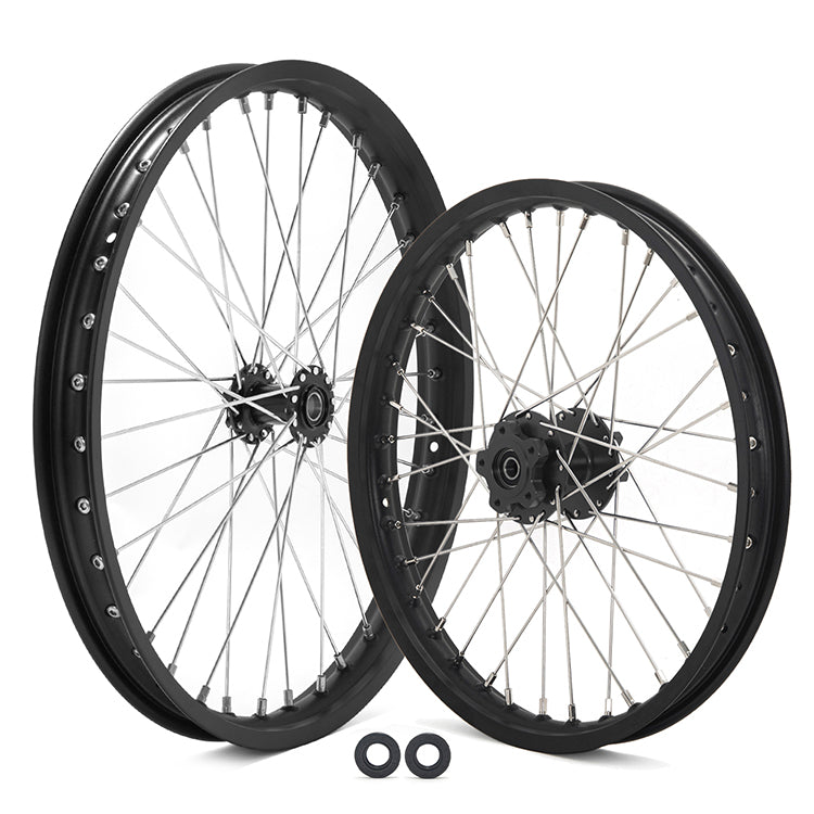 Front Wheel Set Aluminum Front Rear Spoke Wheel Rim Hub Sets for Talaria Sting / Talar