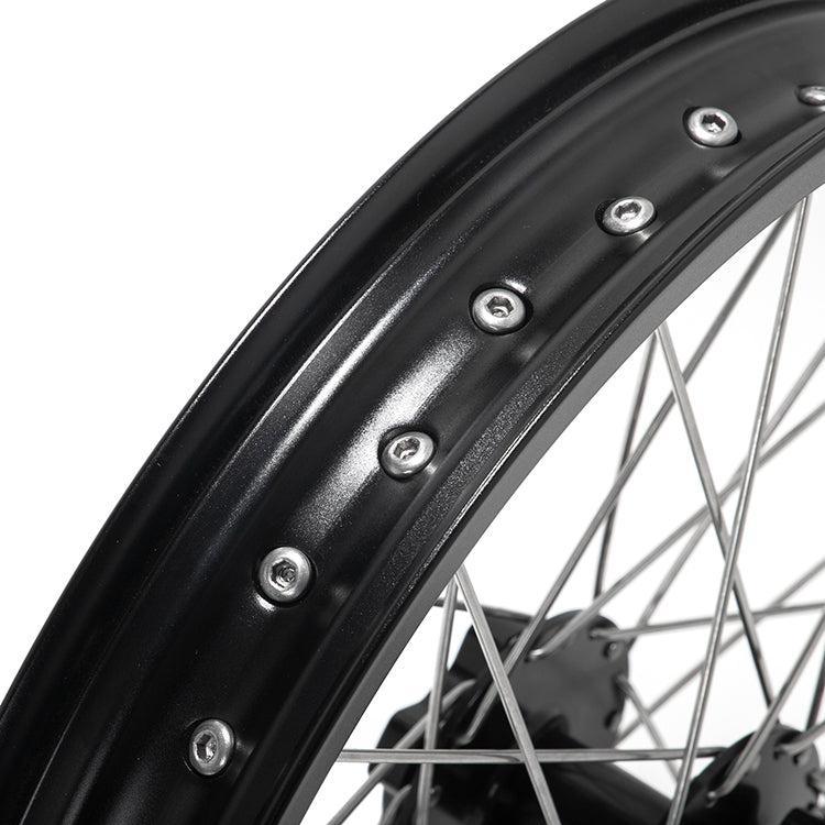 Front 21'' Rear 18'' Wheel Rim Hub Sets for Sur-Ron Light Bee X / Segway X160 X260 / 79Bike Falcon M / E Ride Pro-SS 2.0 13