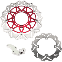 Load image into Gallery viewer, 320mm Front Rear Brake Disc &amp; Bracket for Honda CRF250R CRF450R 2004-2014 / CRF250X CRF450X 2004-2018