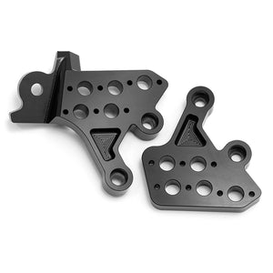 Front & Rear Foot Pegs Pedal Bracket for Segway X260 / Sur-ron Light Bee X / 79-Bikes / E Ride Pro-SS