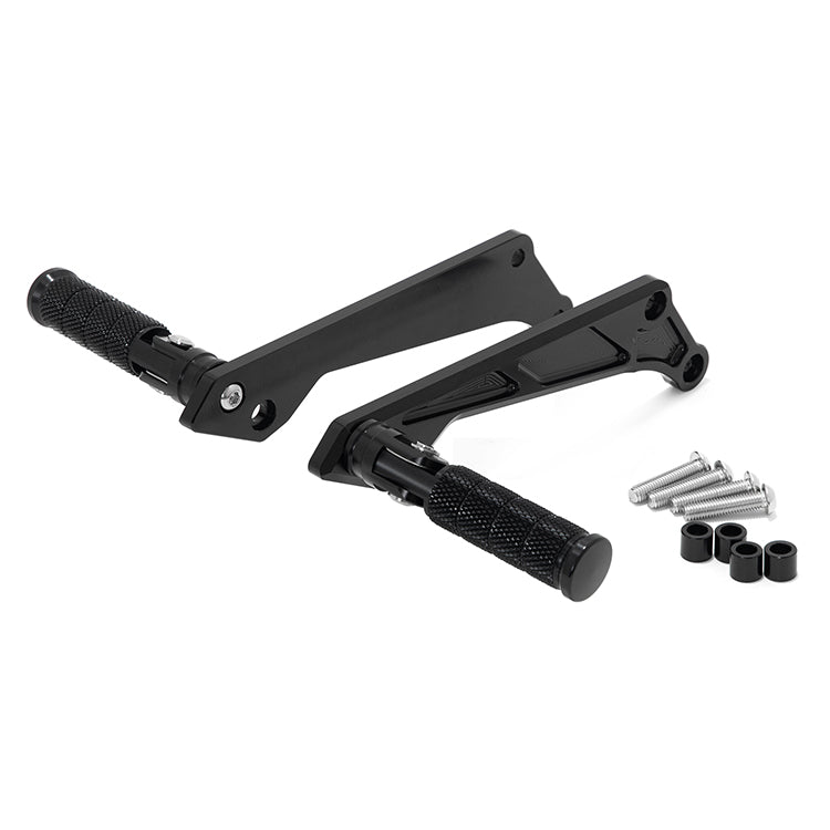Front / Rear Foot Pegs Pedal Bracket Set for Talaria Sting / Talaria Sting MX3 / Talaria Sting R MX4 / Talaria Sting MX5 Pro 8