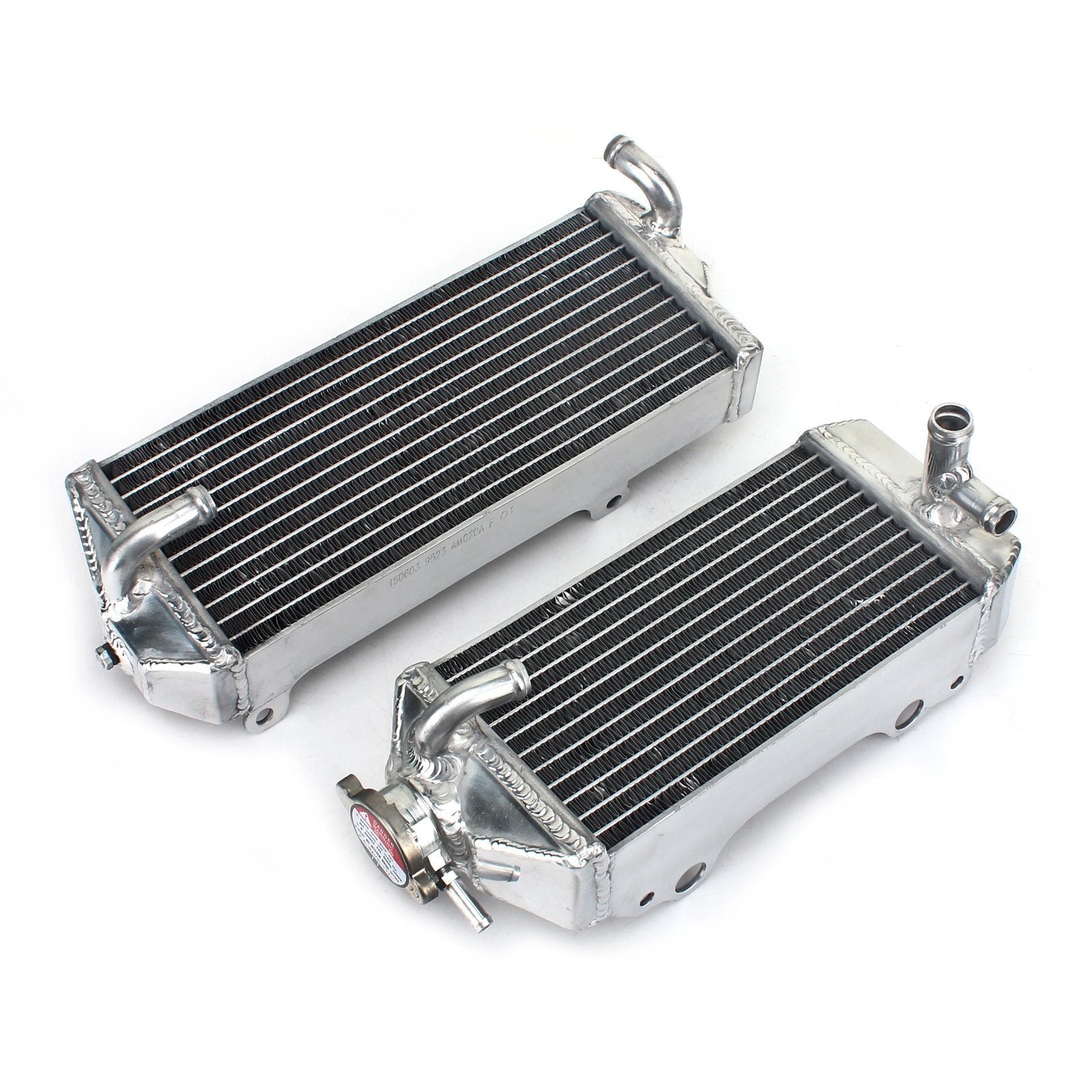 MX Aluminum Water Cooler Radiators for Suzuki RMZ250 RMZ 250 2007 2008 2009